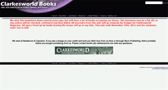 Desktop Screenshot of clarkesworldbooks.com